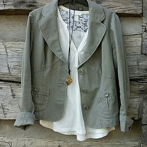 Apt 9 jacket size 14 & H&M top size large